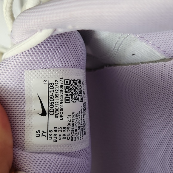 Nike Air Max Plus White Platinum Purple Sneakers Womens UK 6/ EU40/ US 8.5 - Picture 13 of 17